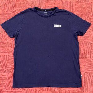 Puma faded navy Blue Short Sleeve t-shirt